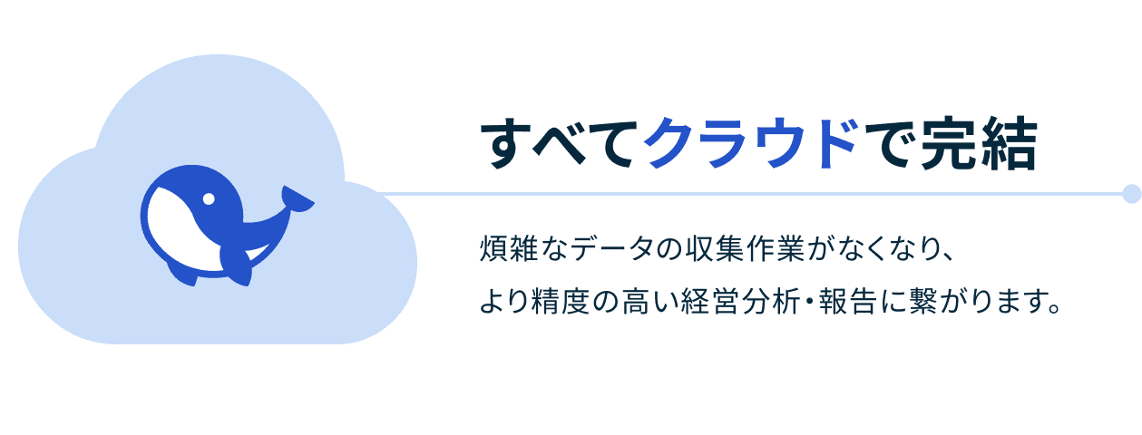 すべてクラウドで完結