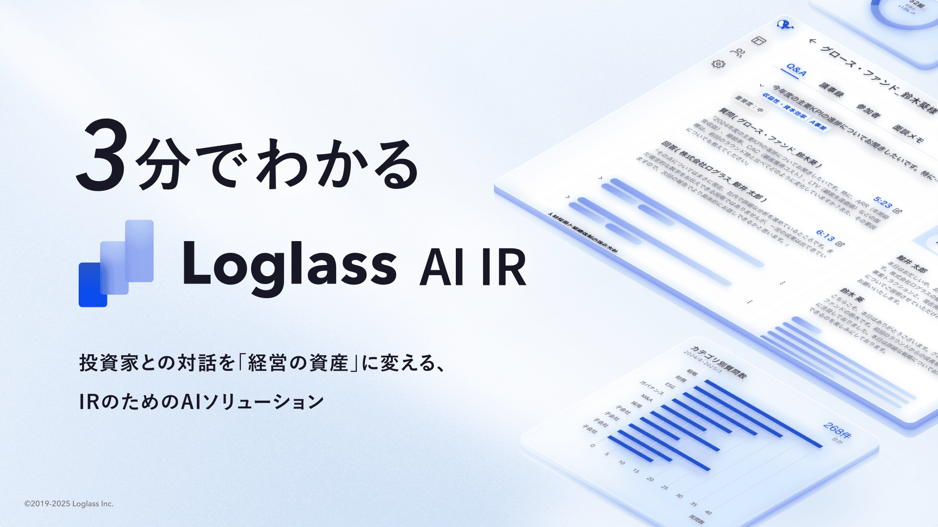 3分でわかる Loglass AI IR
